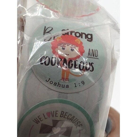 Inspirational Bible Verse Thank You Stickers Roll 4 Alternative Designs 500 1in - Picture 8 of 8